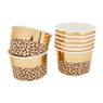 Snack cup leopard - set van 8
