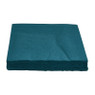 Servette ocean teal - set van 20 - 16,5x16,5 cm 