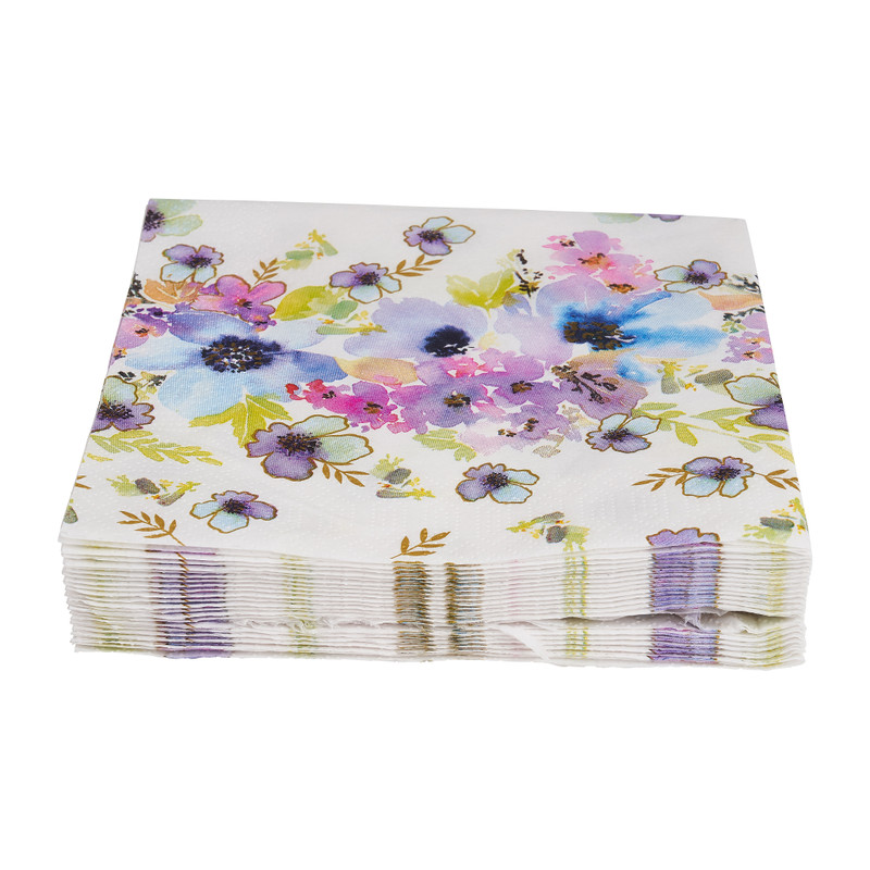 Servetten eden - set van 20 - 16,5x16,5 cm 