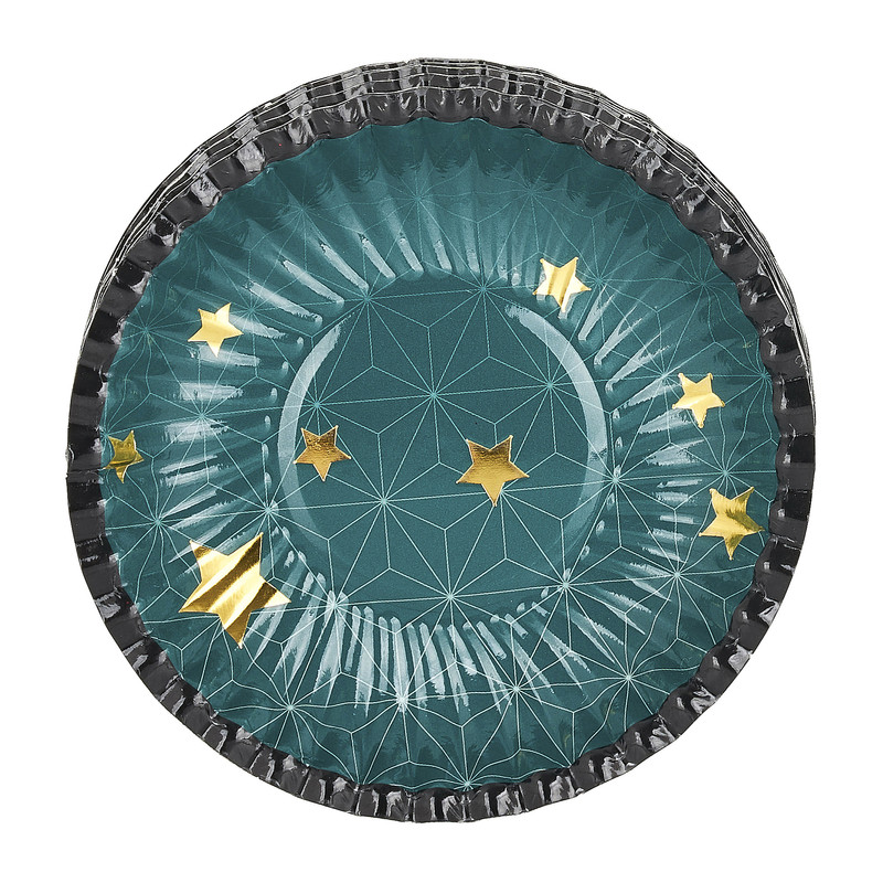 Bord mini - ⌀10 cm - set van 8