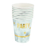 Beker party - groen - set van 8