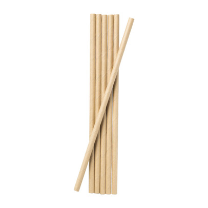 Rietjes kraftpapier - 100 stuks