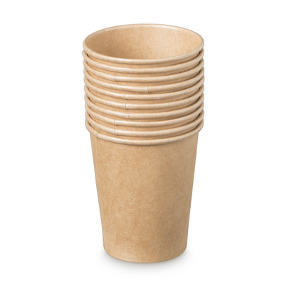 Bekers kraft papier - set van 10 