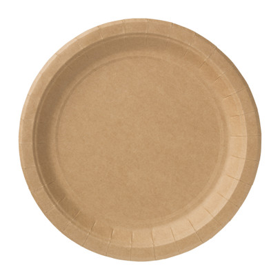 Bord kraftpapier - 10 stuks - 23,5 cm