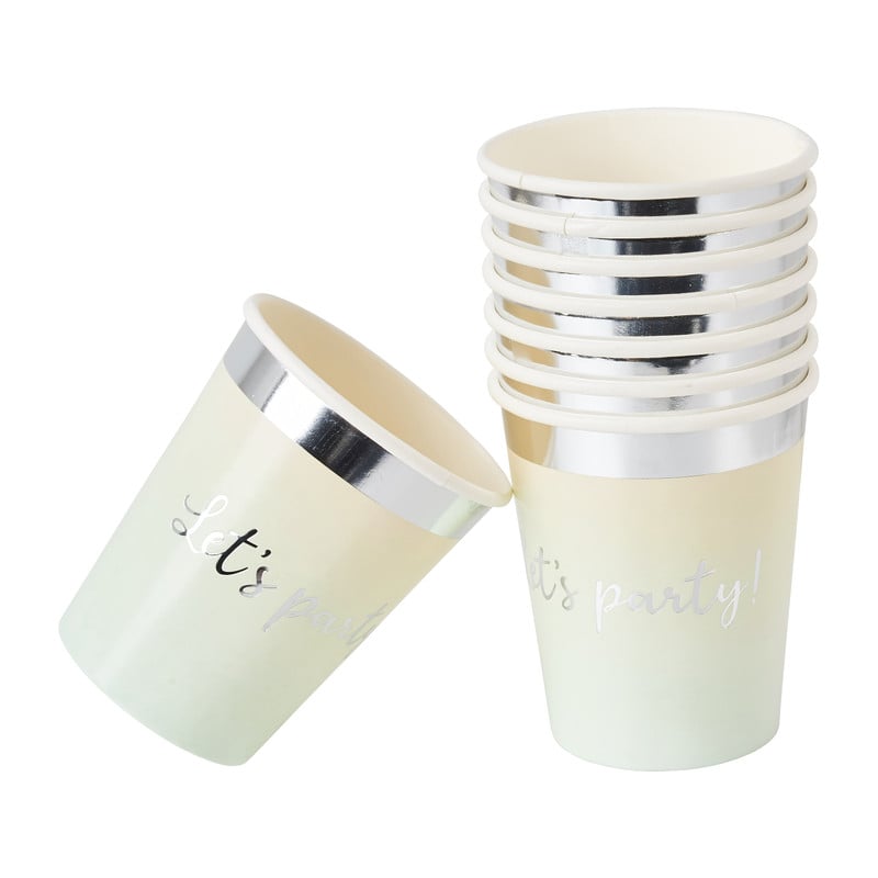 Bekers Let's Party! - set van 8