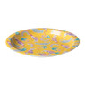Bord kaketoe/leopard - ⌀18 cm - set van 8