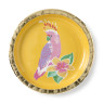 Bord kaketoe - ⌀23 cm - set van 8