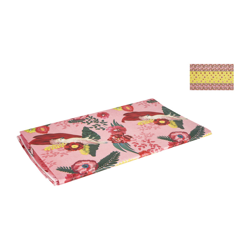 Takelkleed vogels kaketoe - 138x220 cm