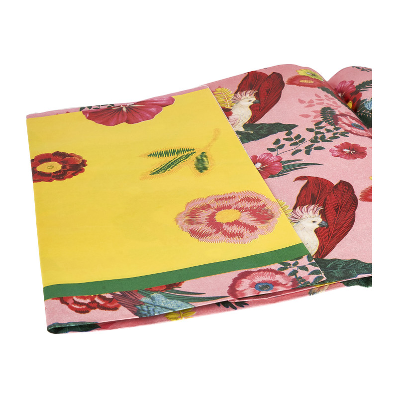 Takelkleed vogels kaketoe - 138x220 cm