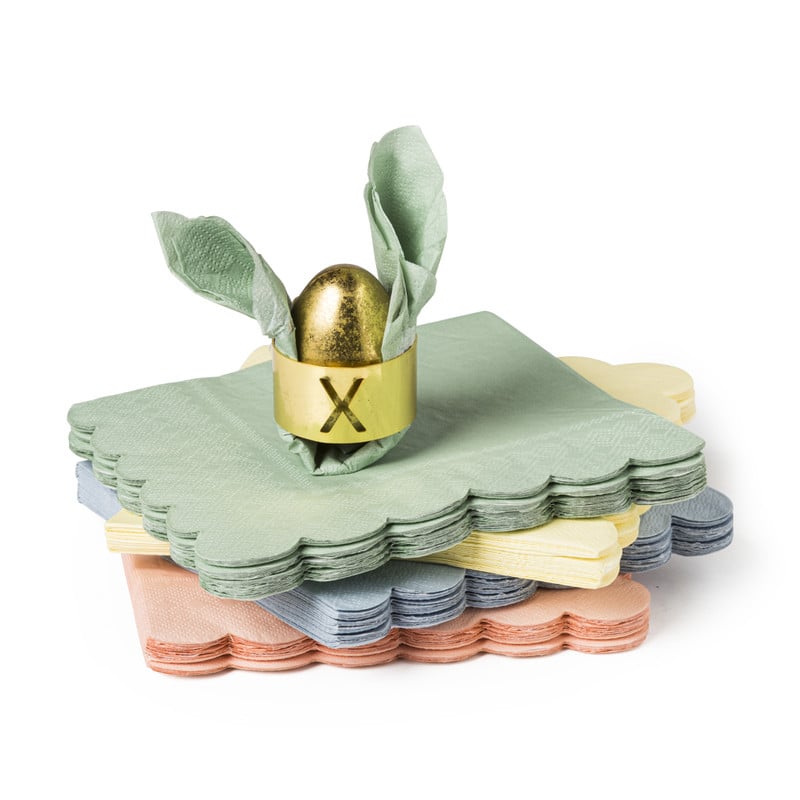 Servetten roze - 16,5x16,5 cm - set van 20