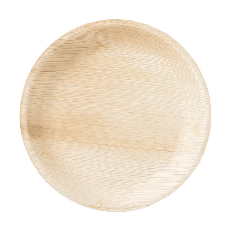Borden palmblad - ø22.5 cm - set van 6