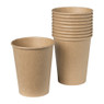 Bekers kraftpapier - bruin - set van 10 