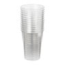 Plastic bierglazen - 250 ml - set van 12