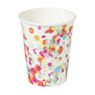 Papieren bekers - confetti -  set van 8