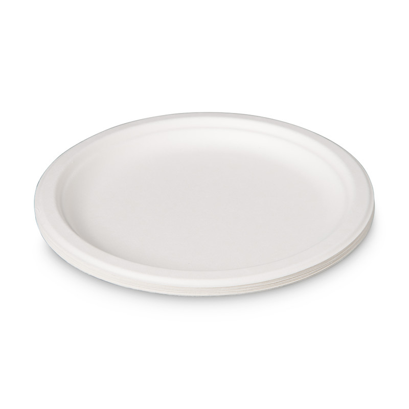 Borden bagasse - set van 8 - ø23 cm