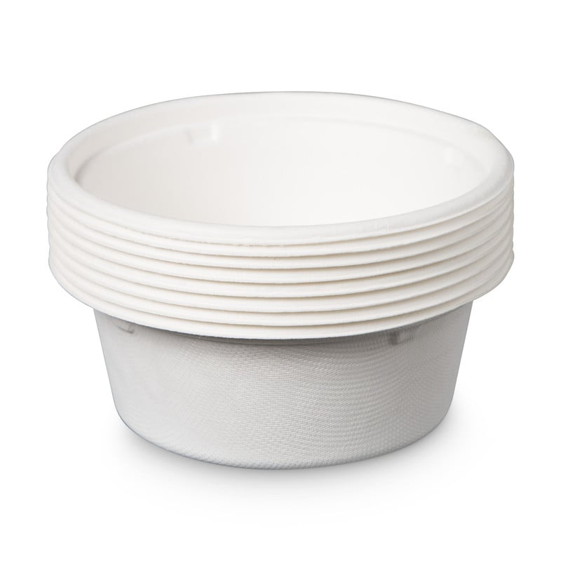 Kom bagasse - ø13.5 cm - 350 ml
