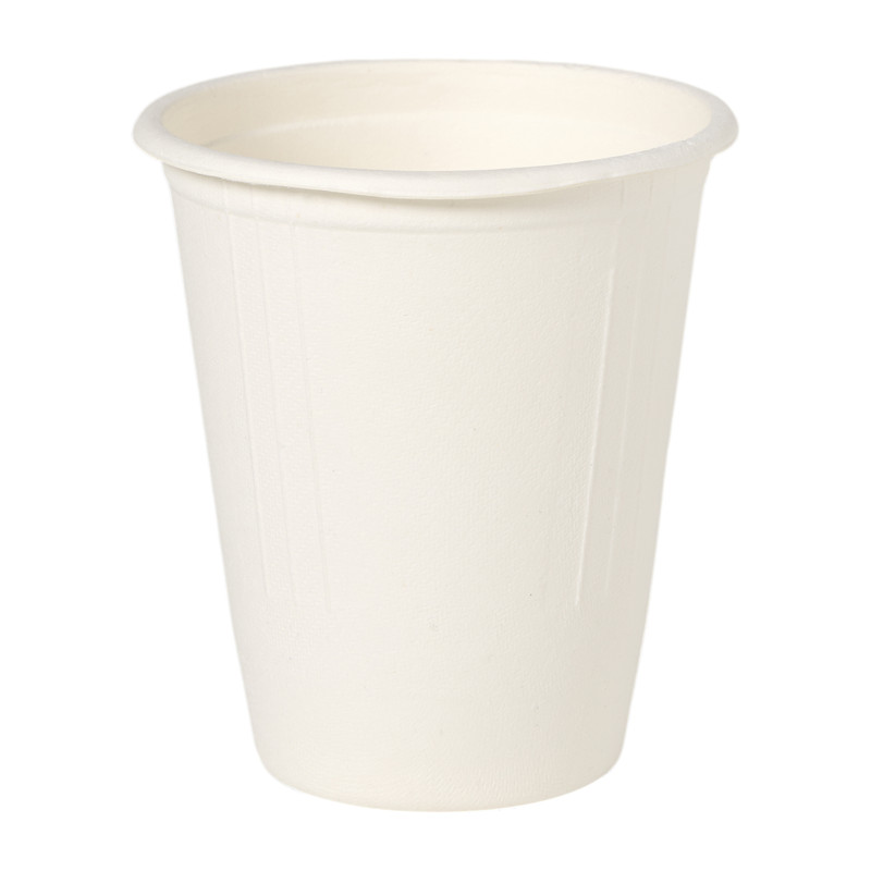 Bekers bagasse - 275 ml - set van 8