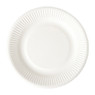 Bagasse bord - wit - ø18.5x2 cm