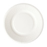 Bagasse bord - wit - ø21x1.8 cm