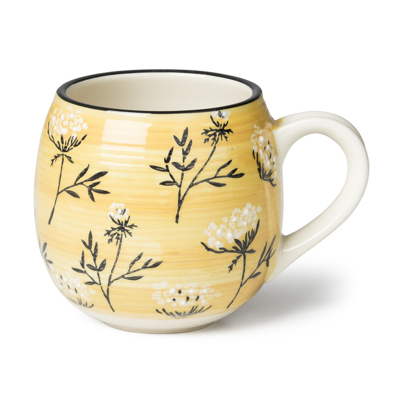 Mok romantic east - geel - 500 ml