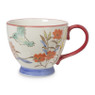 Mok bloemen en vogel - multikleur - 350 ml 