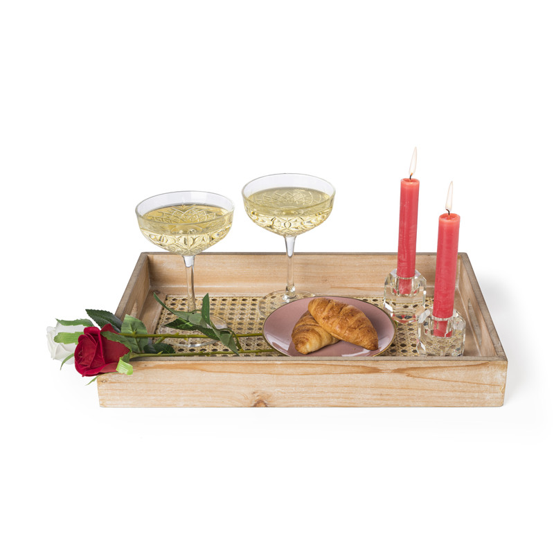 Schoteltje met gouden rand - paars -  ⌀9 cm