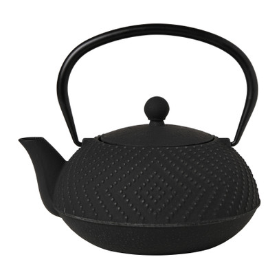 Theepot Yuka - zwart - 1.2 liter
