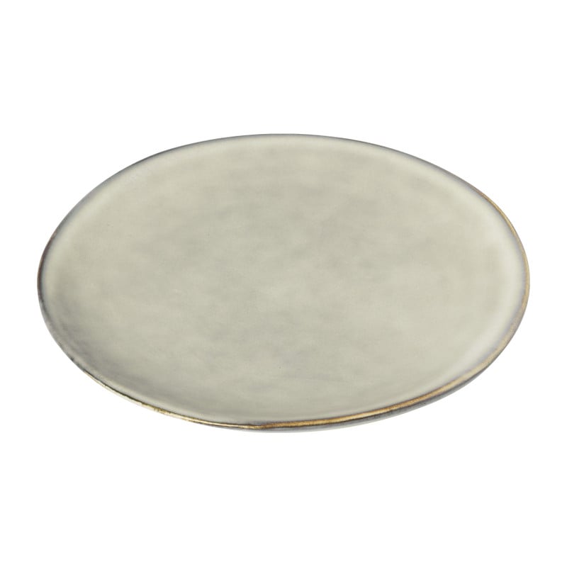 Gebaksbordje Toscane - grijs - ø15.5 cm