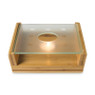 Theepot warmhouder - bamboe - 18x17.5 cm