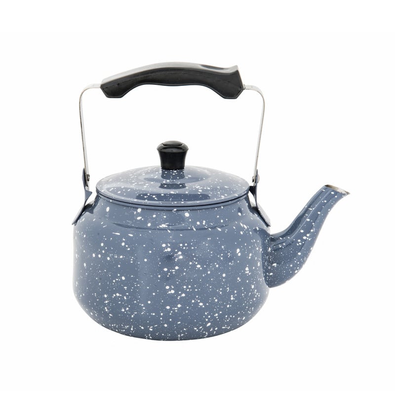 Theepot metaal - grijs - 1 liter