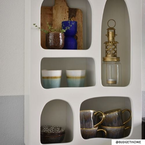 Mok met gouden oor - grijs - 250 ml