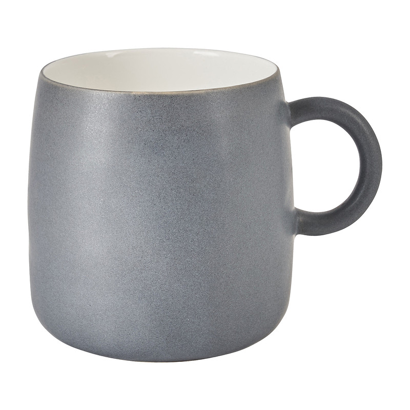 Mok stoneware - antraciet - 420 ml