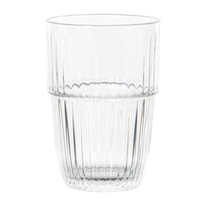 Theeglas ribbel - 530 ml