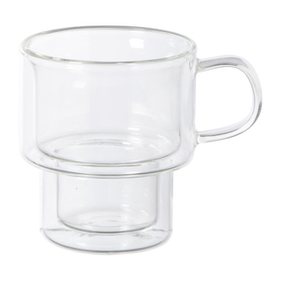 Theeglas dubbelwandig - 100 ml - glas