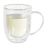Theeglas dubbelwandig ribbel - 250 ml - glas