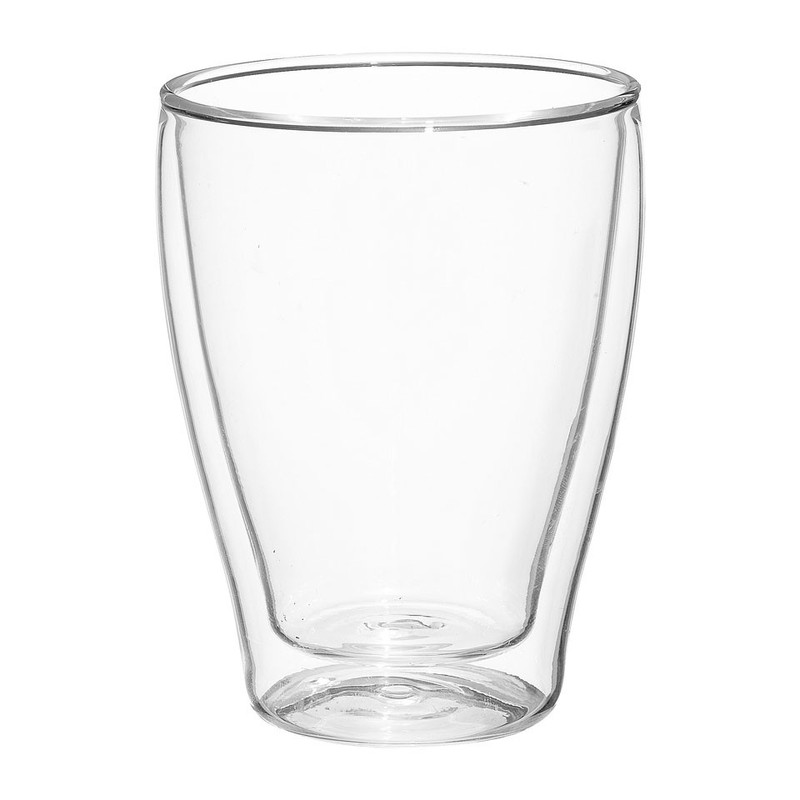 Soedan optocht rand Glas dubbelwandig taps - groot - 350 ml | Xenos