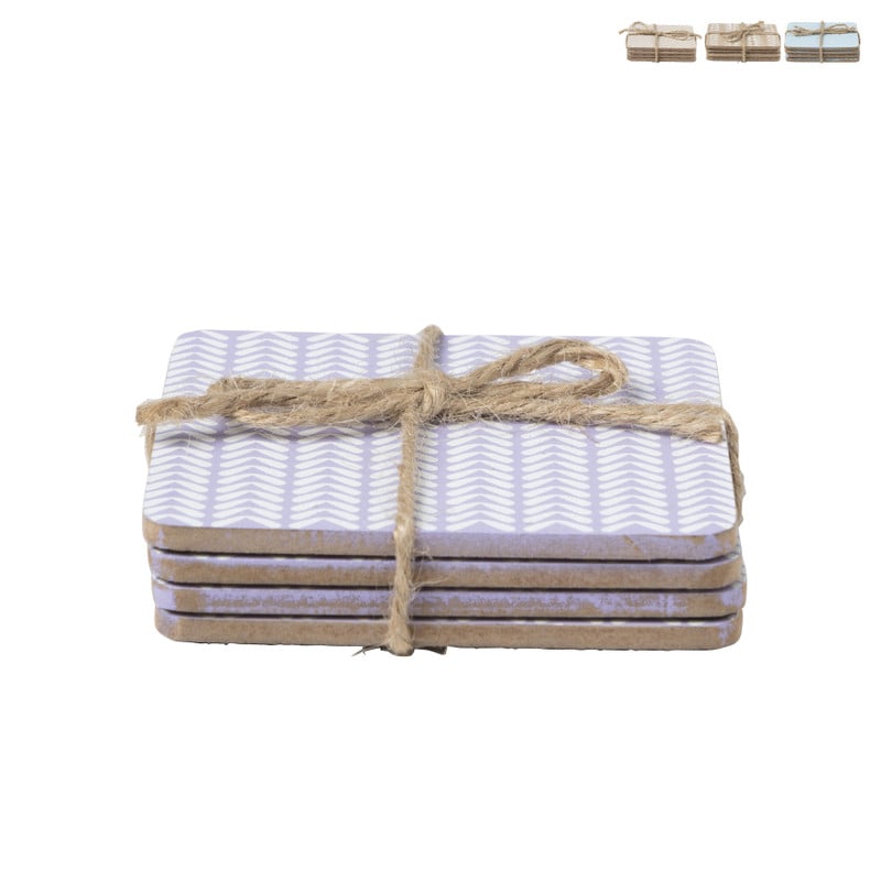 Onderzetter hout - set van 4