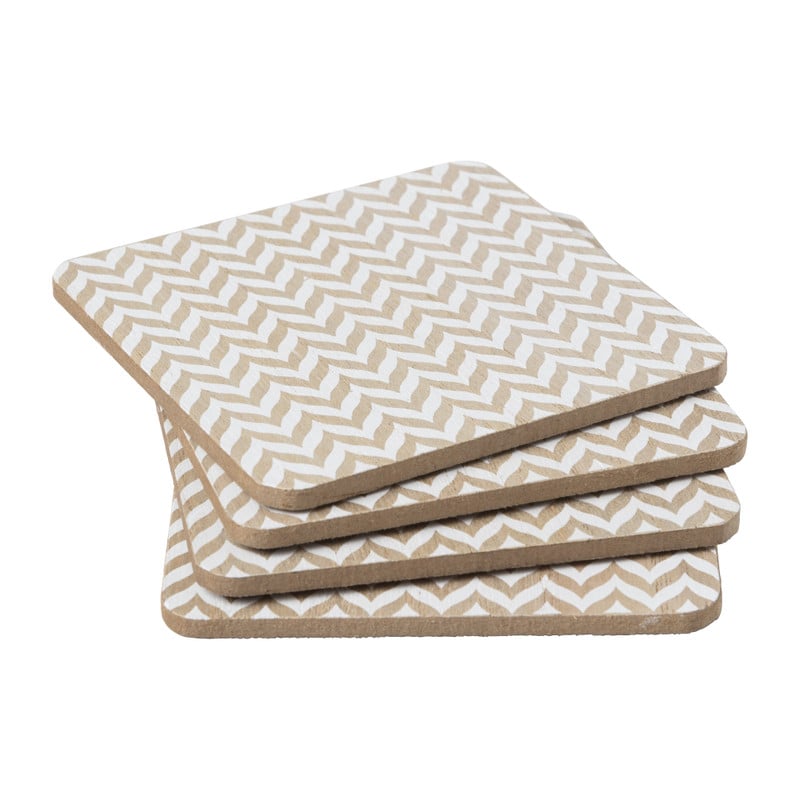 Onderzetter hout - set van 4