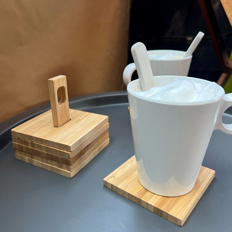 Bamboe onderzetters - set van 6