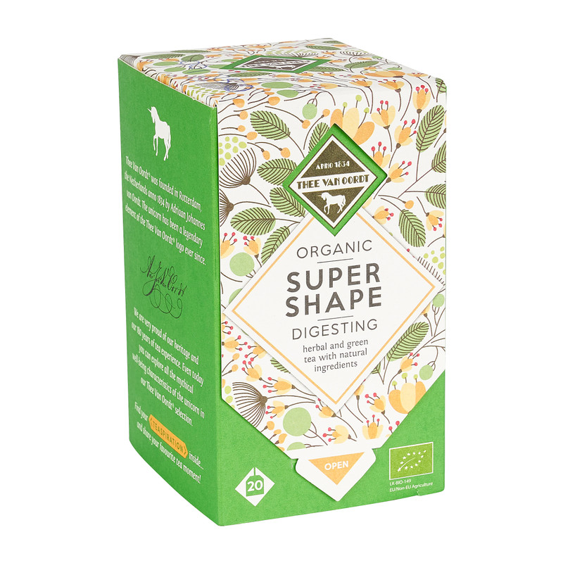 Groene thee met kruiden - Super Shape - 20 zakjes