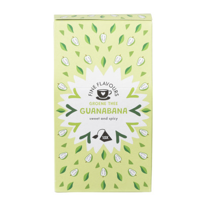 Fine flavours groene thee - guanabana - 15 piramide zakjes