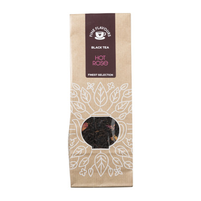 Losse zwarte thee - Hot Rose - 75 g