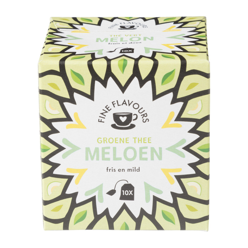 Fine Flavours groene thee meloen 10 zakjes