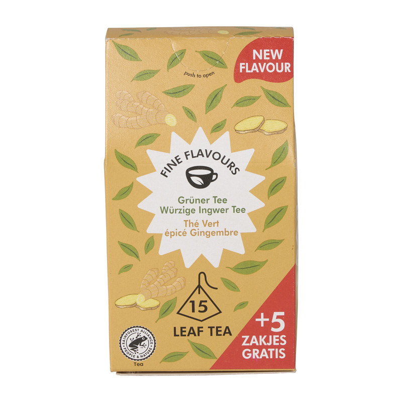 Groene thee gember - 20x1.5 gram 