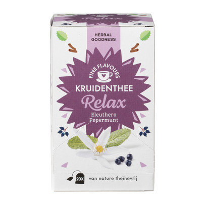 Fine Flavours kruidenthee - relax - 20 zakjes