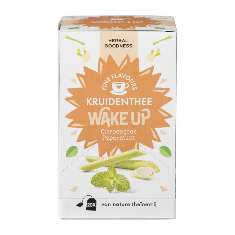 Fine Flavours kruidenthee - wake up - 20 zakjes