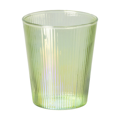 Glas iriserend - groen - 400 ml