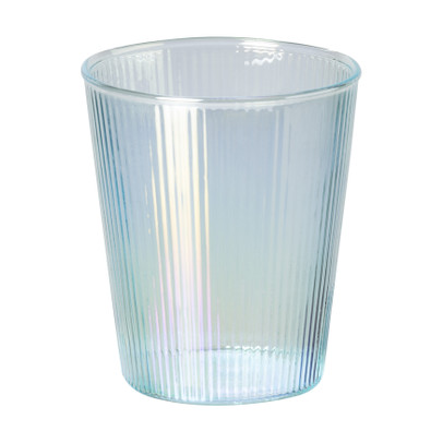 Glas iriserend - blauw - 400 ml