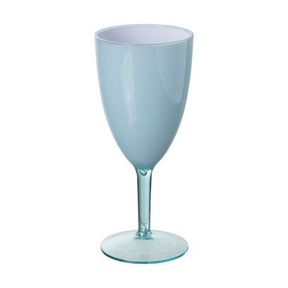 Wijnglas solid - blauw - ml
