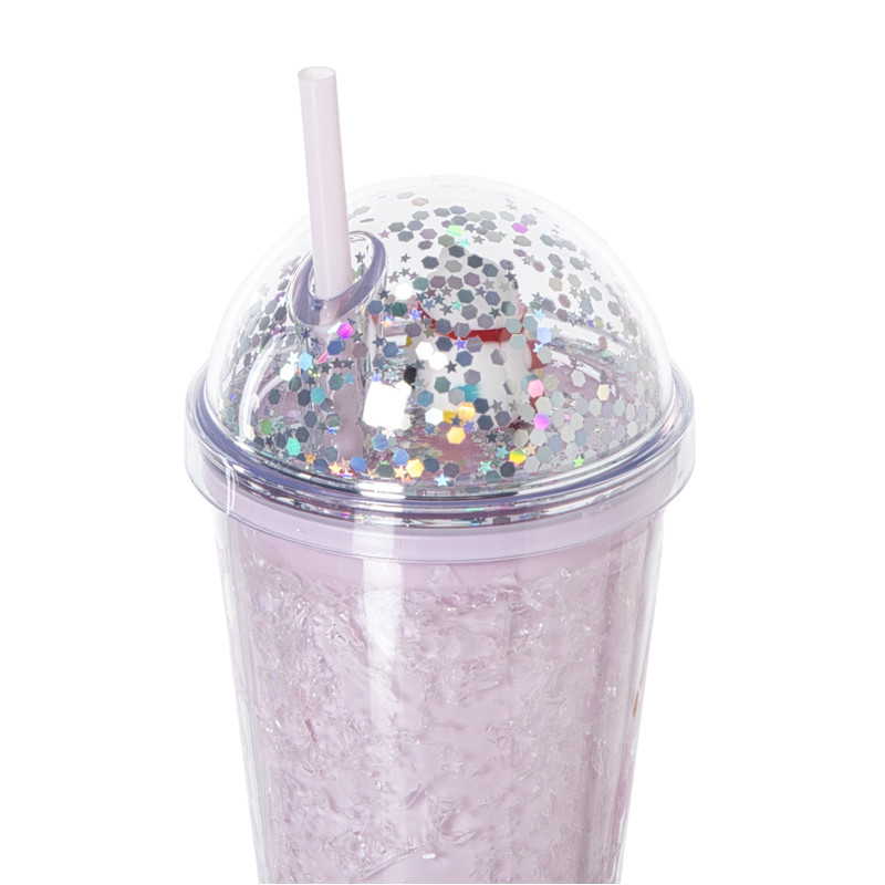 Funny beker kat - roze - 450 ml